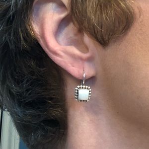 Silver Silpada drop earrings